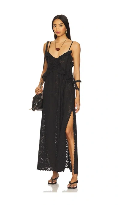 SPELL LUX LISBON LACE STRAPPY MAXI DRESS