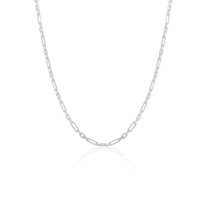 SPERO LONDON WOMEN'S STERLING SILVER LINK CHAIN NECKLACE - SILVER