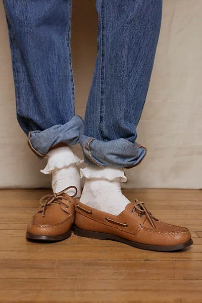 SPERRY WOMEN'S AUTHENTIC ORIGINAL BOAT SHOE IN BROWN, WOMEN'S AT URBAN OUTFITTERS