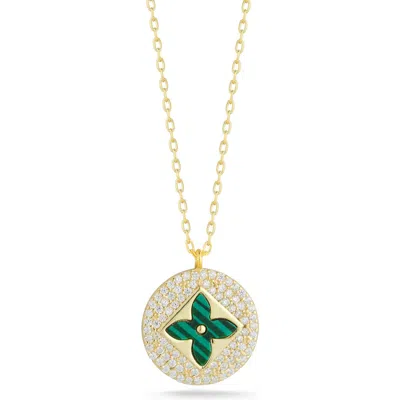 SPHERA MILANO SPHERA MILANO CLOVER PENDANT NECKLACE