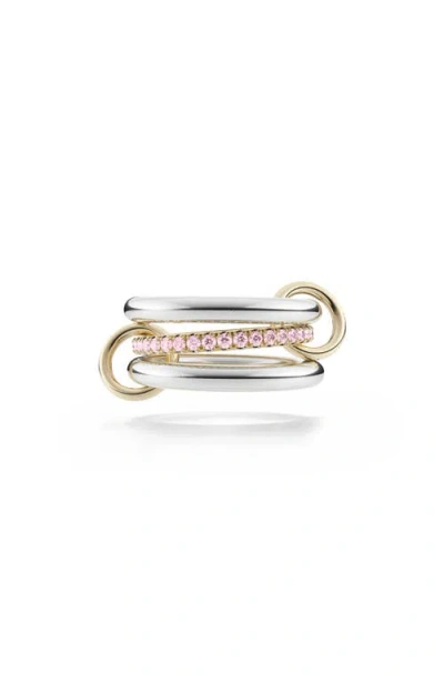 SPINELLI KILCOLLIN SPINELLI KILCOLLIN LIBRA PAVÉ DIAMOND LINKED RING