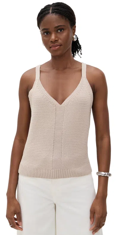SPLENDID BANKS SWEATER TANK FAWN