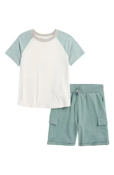 SPLENDID SPLENDID KIDS' SEASIDE AFTERNOON T-SHIRT & SHORTS SET