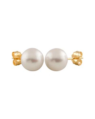 SPLENDID PEARLS SPLENDID PEARLS 14K 7-7.5MM AKOYA PEARL STUDS