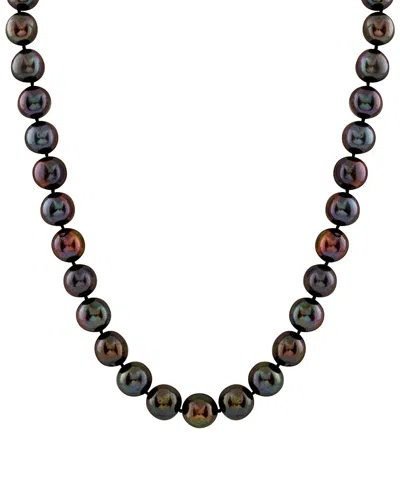 SPLENDID PEARLS SPLENDID PEARLS RHODIUM PLATED 9-10NN PEARL NECKLACE