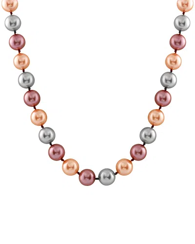 SPLENDID PEARLS SPLENDID PEARLS SILVER 12-13MM SHELL PEARL NECKLACE