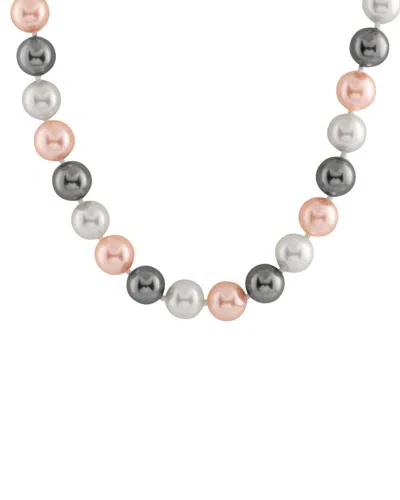 SPLENDID PEARLS SPLENDID PEARLS SILVER 12-13MM SHELL PEARL NECKLACE