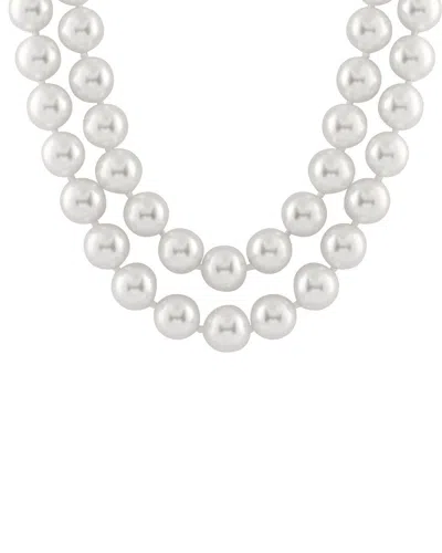 SPLENDID PEARLS SPLENDID PEARLS SILVER 12-13MM SHELL PEARL NECKLACE