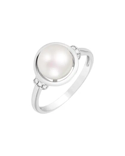 SPLENDID PEARLS SPLENDID PEARLS SILVER 7-8MM PEARL RING