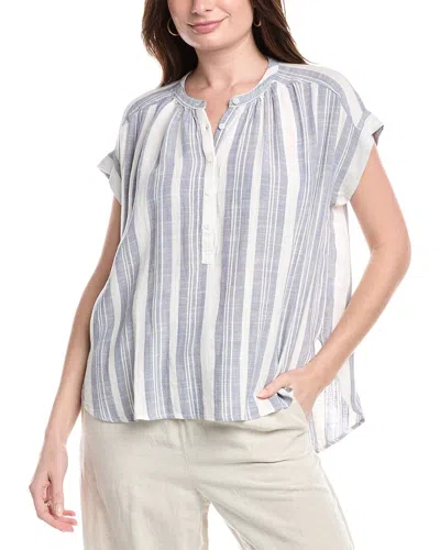 SPLENDID SPLENDID RAEGAN LINEN-BLEND BLOUSE