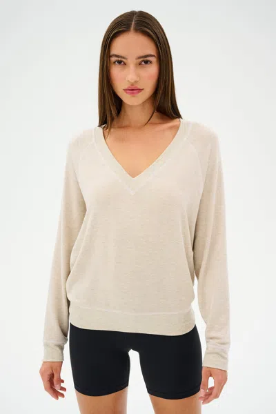 SPLITS59 BENNIE FLEECE V-NECK SWEATSHIRT
