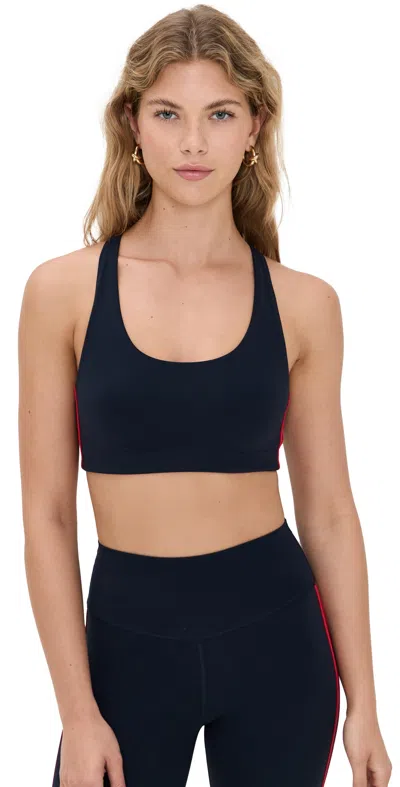 SPLITS59 ELLA AIRWEIGHT BRA INDIGO/PIRATE RED