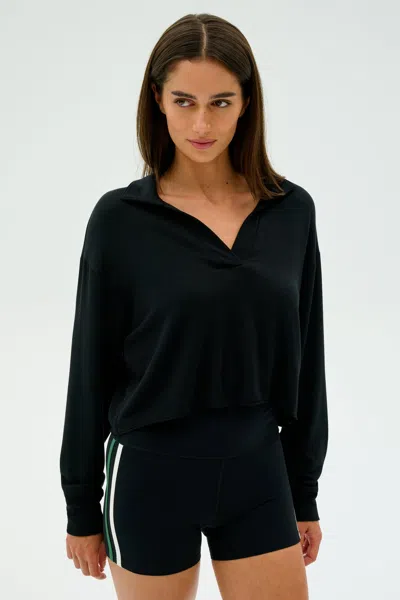 SPLITS59 JOAN FLEECE POLO SWEATSHIRT