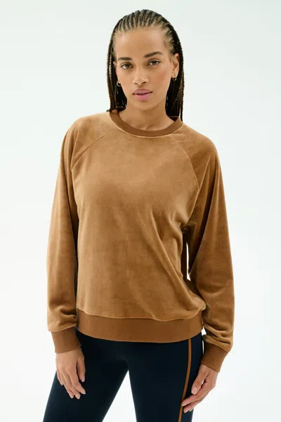 SPLITS59 JOY VELOUR CREWNECK