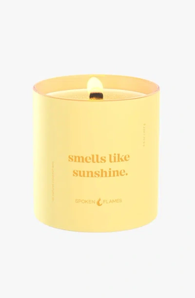 SPOKEN FLAMES SPOKEN FLAMES SMELLS LIKE SUNSHINE CANDLE