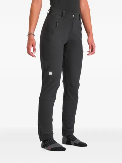 SPORTFUL LOGO-PRINT TROUSERS