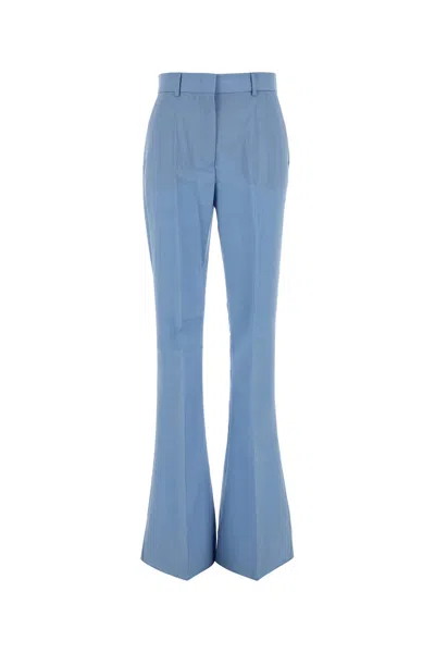 SPORTMAX LIGHT BLUE WOOL BLEND AEROSO1234 PANT
