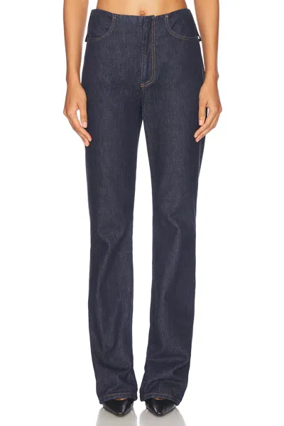 SPORTMAX ALIGI SPLIT HEM LEG JEANS