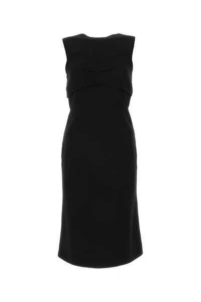SPORTMAX WOMEN BLACK OPEN-BACK SLEEVELESS DRESS, XS LUXURY DRESSES FOR WOMEN DARVEYS