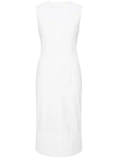 SPORTMAX CARIDDI CREPE MIDI DRESS