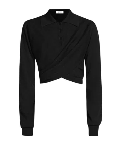 SPORTMAX CROSSED WOOL SWEATER
