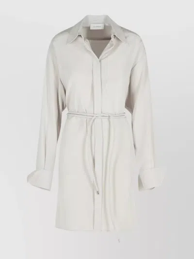 SPORTMAX 'EOLIE' SILK DRESS FEATURING BELTED WAIST