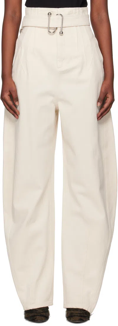 SPORTMAX OFF-WHITE GLAUCO JEANS