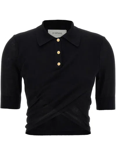 SPORTMAX SHAKER POLO SHIRT