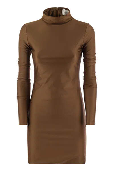 SPORTMAX SPORTMAX STIRIA - STRETCH JERSEY FITTED DRESS