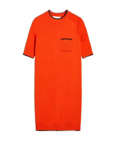 SPORTMAX STRETCH KNITTED DRESS