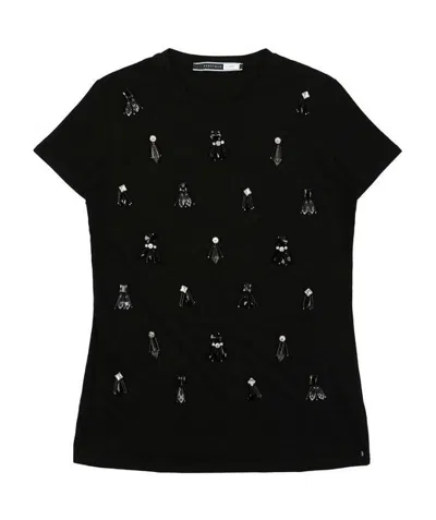 SPORTMAX T-SHIRT WITH ROUND NECK AND SHORT SLEEVES
