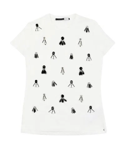 SPORTMAX T-SHIRT WITH ROUND NECK AND SHORT SLEEVES