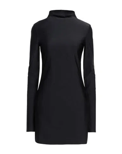 SPORTMAX SPORTMAX WOMAN MINI DRESS MIDNIGHT BLUE SIZE L POLYAMIDE, ELASTANE