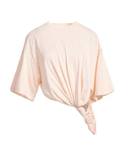 SPORTMAX SPORTMAX WOMAN T-SHIRT PINK SIZE S COTTON