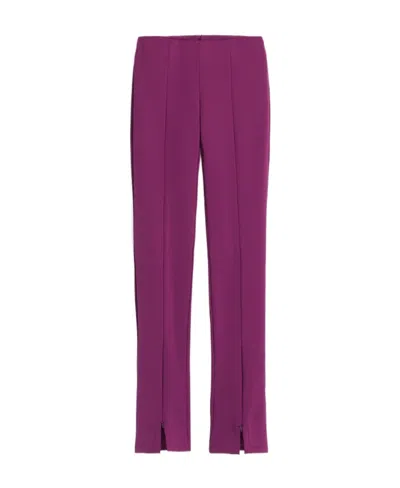 SPORTMAX ZIP-CUFF SLIM-FIT TROUSERS