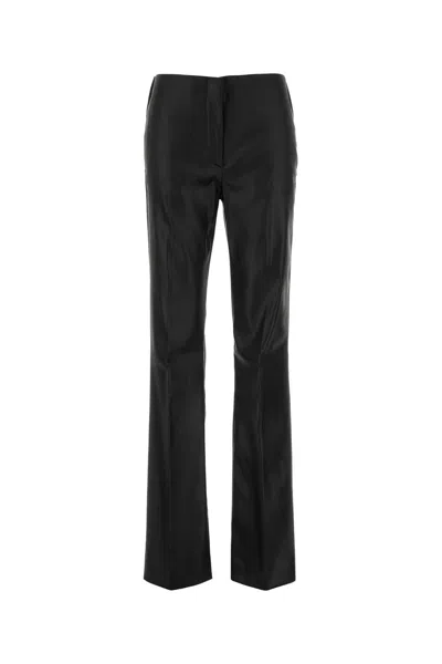 SPORTMAX SPORTMAX BLACK STRETCH SATIN ADEPTO1234 PANT