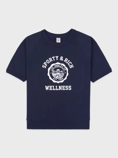 SPORTY AND RICH EMBLEM SWEATSHIRT