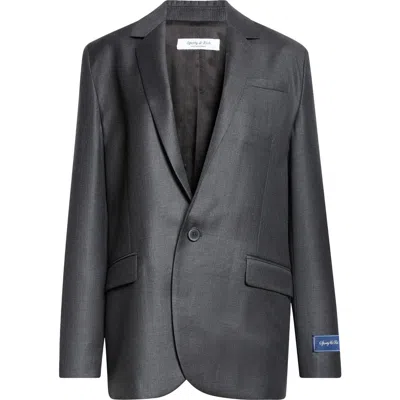 SPORTY AND RICH SPORTY & RICH FRIARS GLEN PLAID WOOL BLAZER