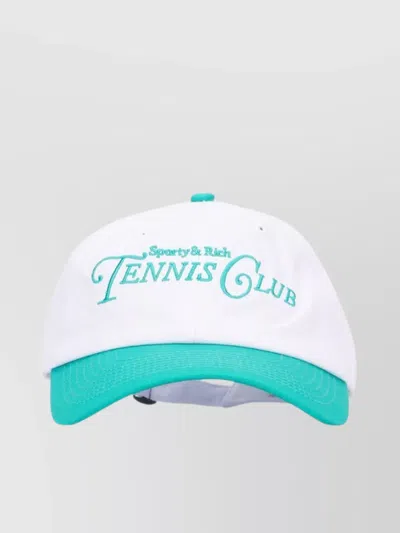 SPORTY AND RICH HAT WITH CURVED BRIM FOR STYLISH LOOK