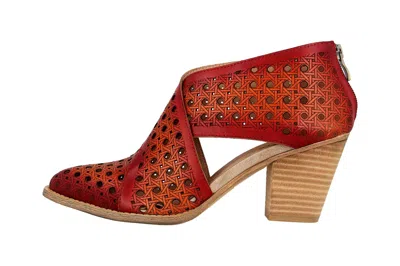 SPRING FOOTWEAR SPRING FOOTWEAR PUMPS GHALNA-RD DAMENSCHUHE ÜBERGRÖSSEN ROT