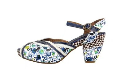 SPRING FOOTWEAR SPRING FOOTWEAR SANDALETTEN DOLLFACE-BLUM DAMENSCHUHE ÜBERGRÖSSEN MEHRFARBIG