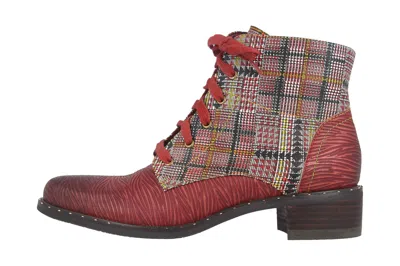 SPRING FOOTWEAR SPRING FOOTWEAR STIEFEL MAZOYA DAMENSCHUHE ÜBERGRÖSSEN ROT