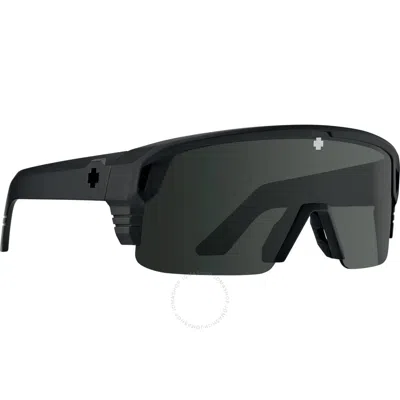 SPY SPY MONOLITH 5050 HAPPY GRAY GREEN WITH BLACK SPECTRA MIRROR SHIELD UNISEX SUNGLASSES 6700000000154
