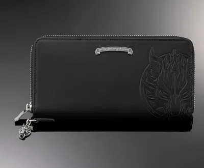 SQUARE ENIX FINAL FANTASY VII 7 ADVENT CHILDREN CLOUDY WOLF CLOUD LEATHER WALLET + CHARM