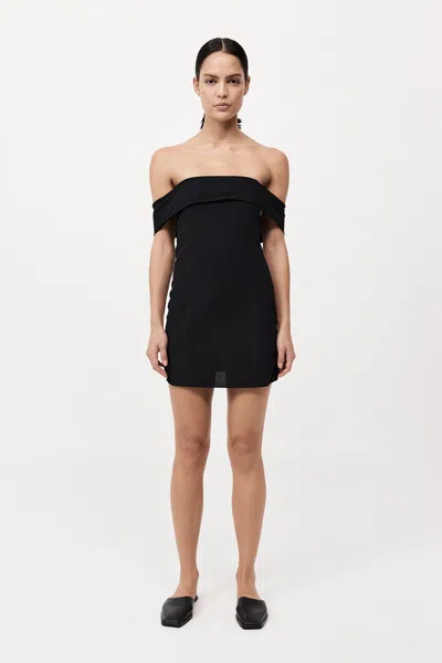 ST AGNI OFF SHOULDER MINI DRESS