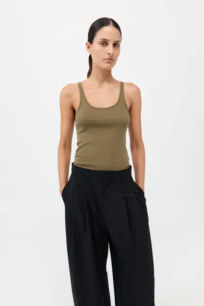 ST AGNI ORGANIC COTTON SLIM SCOOP TANK
