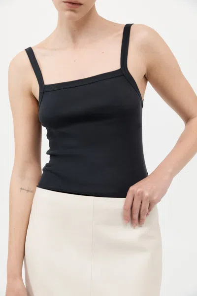 ST AGNI ORGANIC COTTON SQUARE NECK TANK