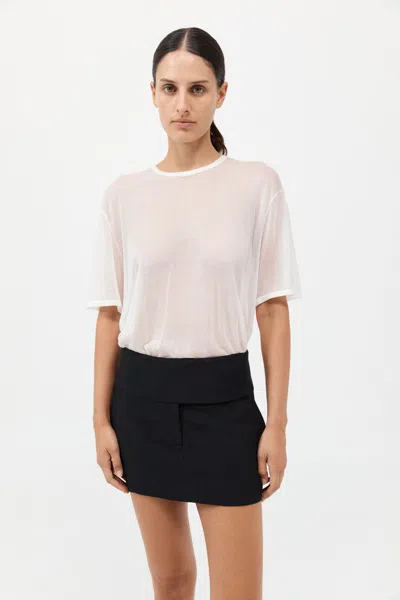 ST AGNI SHEER OVERSIZED TEE