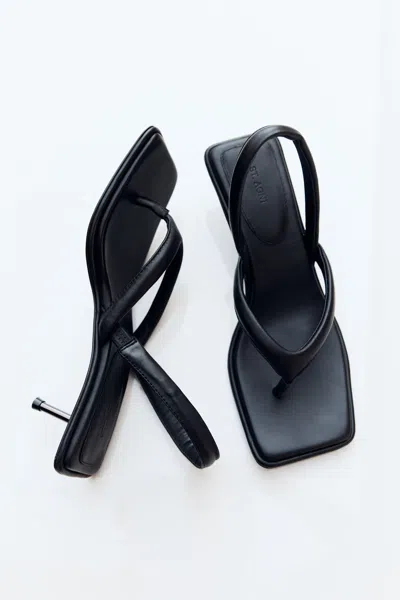 ST AGNI SLING BACK THONG HEEL