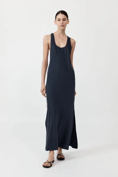 ST AGNI SOFT SILK BIAS TANK DRESS